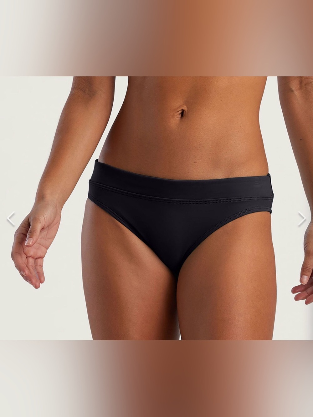 NWT Title Nine Lehua Bikini Bottom Black XS $59